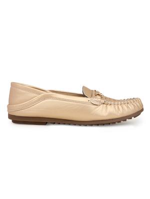 gold suede slip on loafers - 15106864 - Standard Image - 2