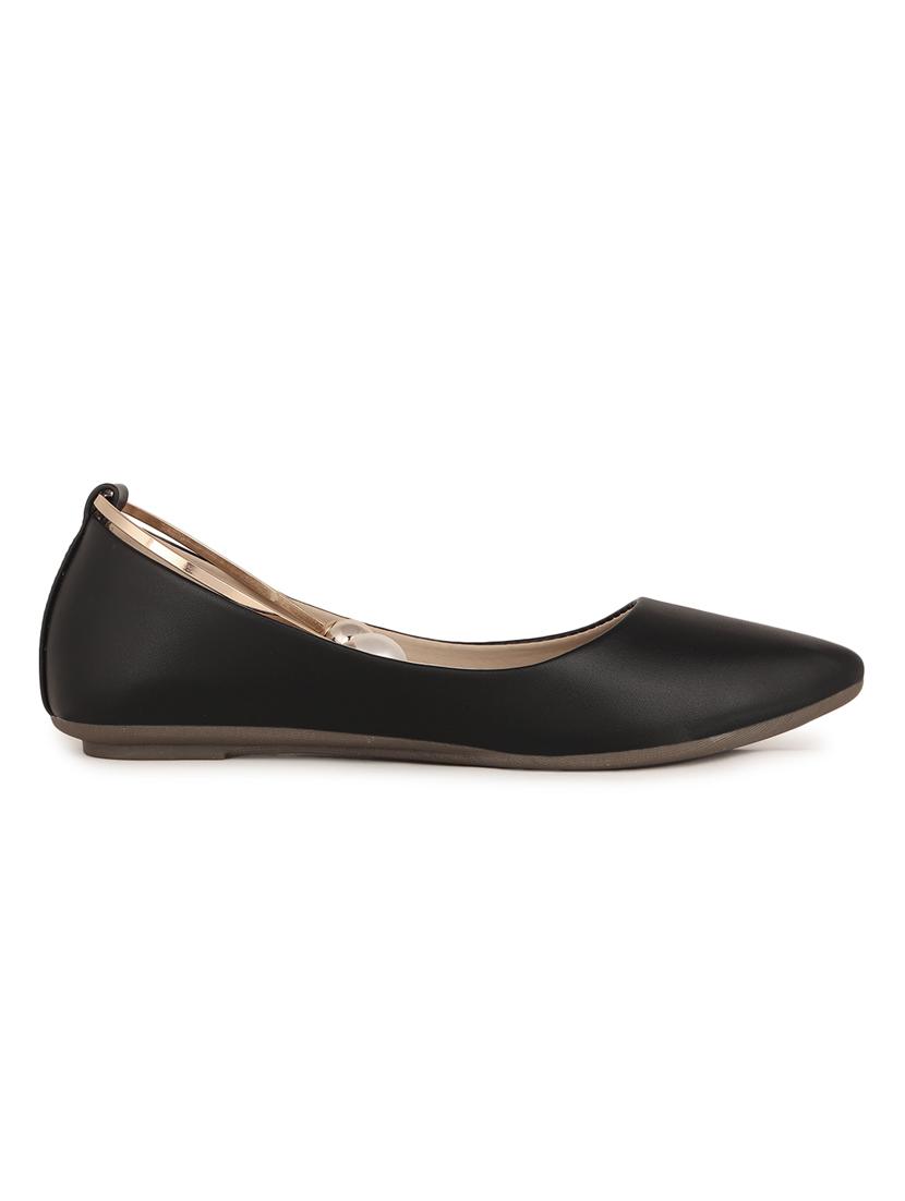 black suede slip on ballerina - 15106868 - Zoom Image - 2