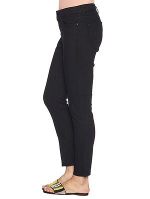 solid black denim jeans - 15107132 - Standard Image - 2