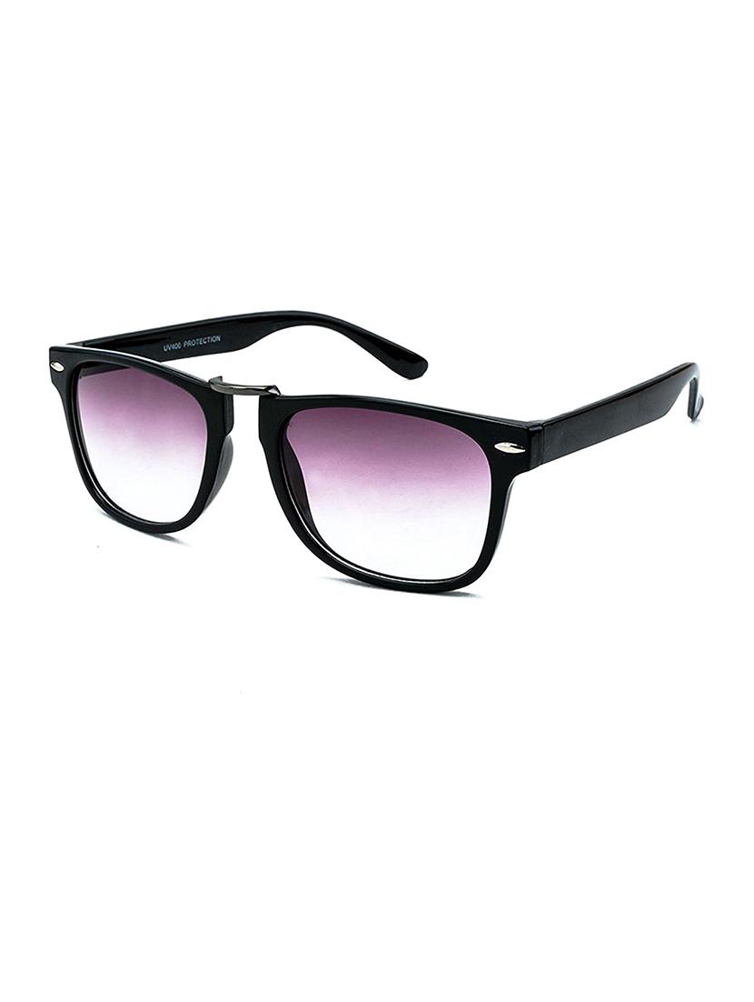 Stacle Distinctive Midcut Wayfarer Unisex Sunglasses (Black Frame) (ST7074col1) - 15107755 - Zoom Image - 2
