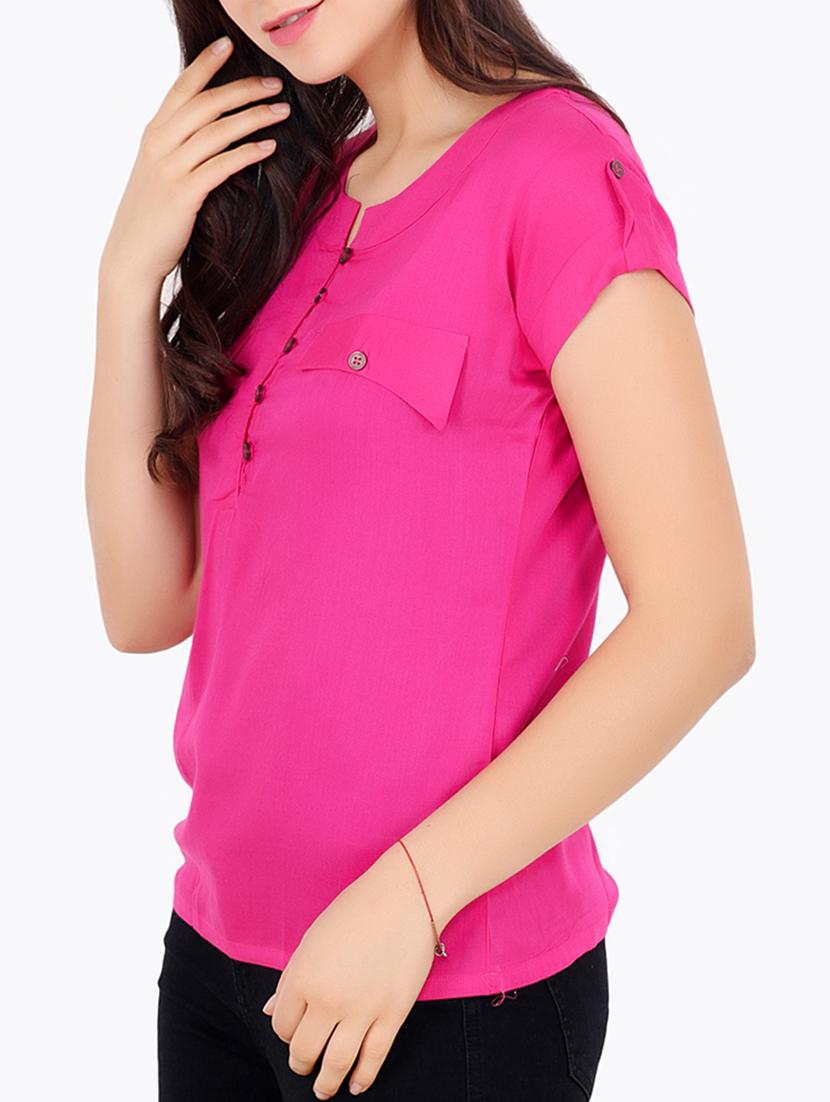 pink solid modal top - 15108057 - Zoom Image - 2