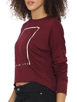 crew neck quirk print tee - 15108211 - Standard Image - 2