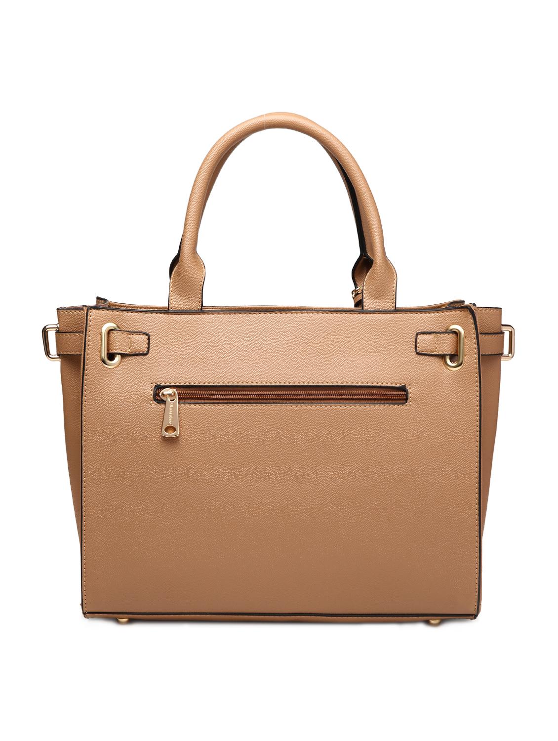 beige leatherette handbag - 15109104 - Zoom Image - 2