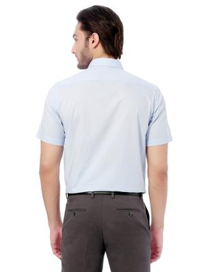 blue cotton formal shirt - 15109685 - Standard Image - 2