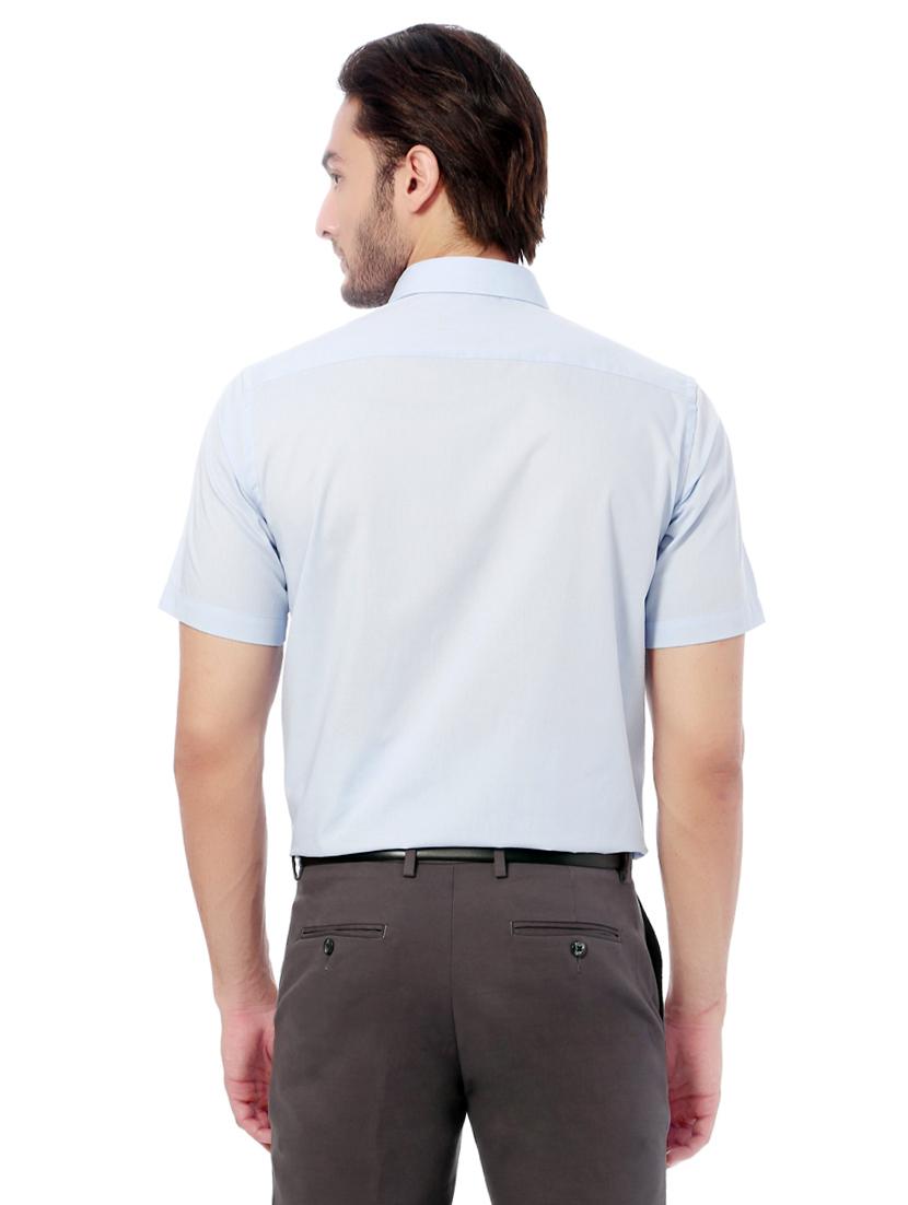 blue cotton formal shirt - 15109685 - Zoom Image - 2