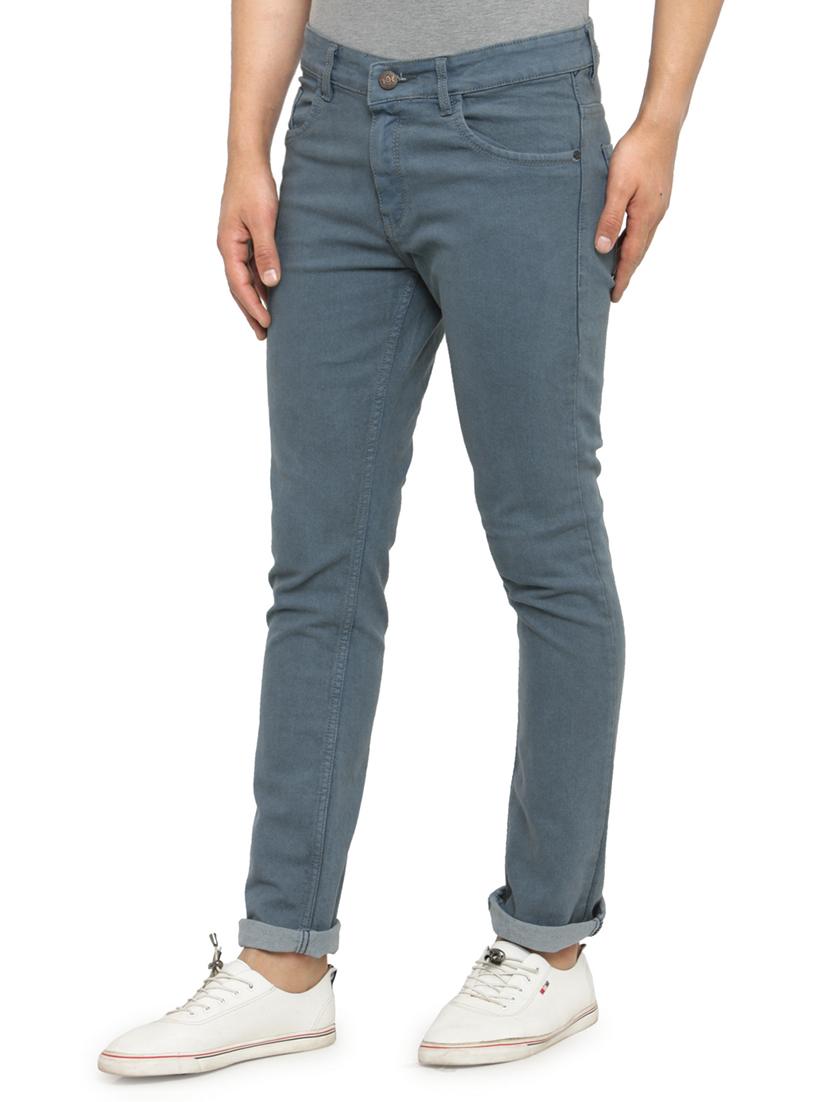 grey denim plain jeans - 15110040 - Zoom Image - 2