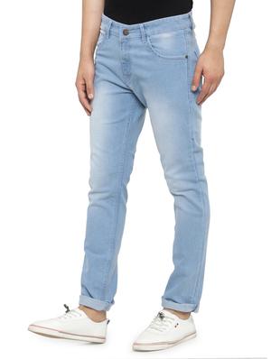 blue denim washed jeans - 15110041 - Standard Image - 2