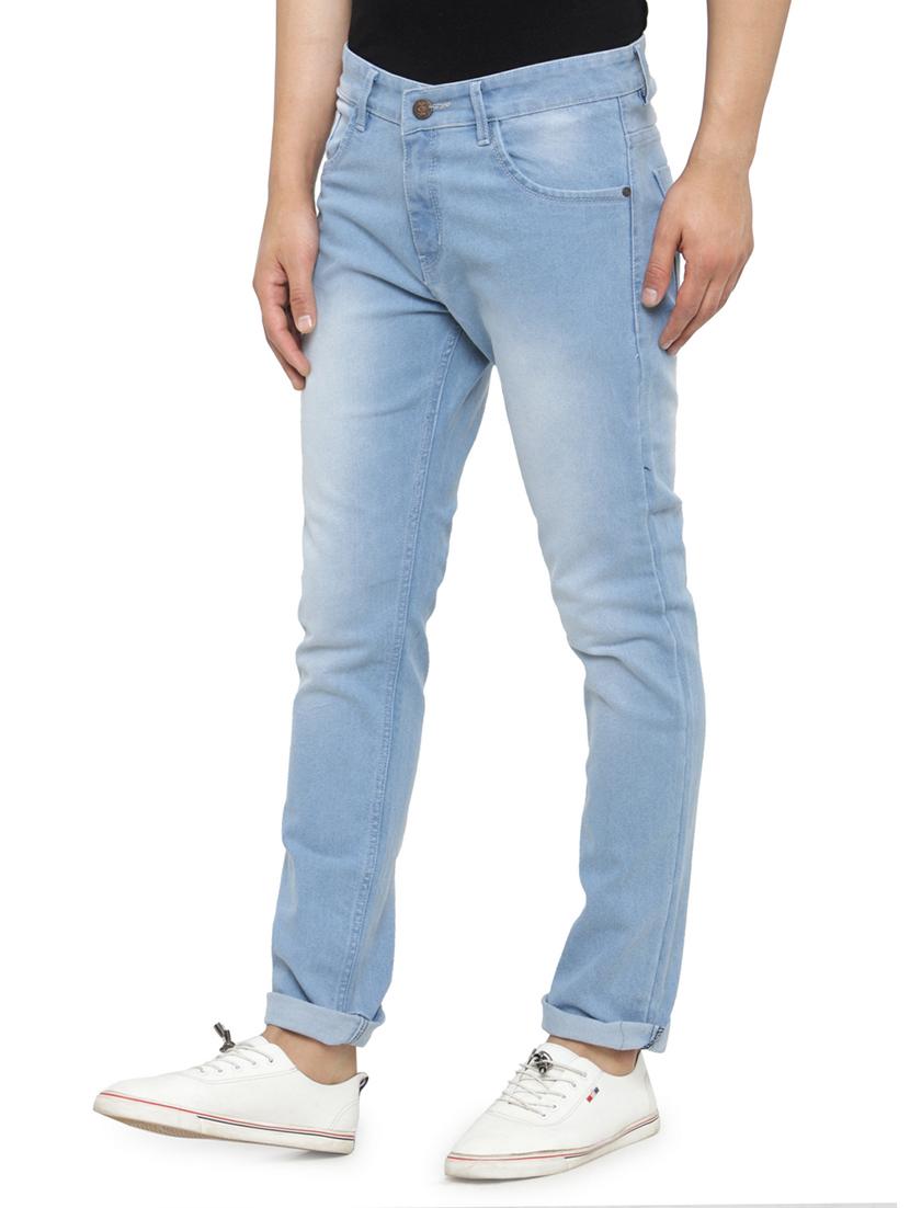 blue denim washed jeans - 15110041 - Zoom Image - 2