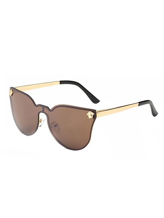 Cat-Eye Rimless Sun-glasses for Women Latest Stylish Mirror - Design - 15110890 - Zoom Image - 2