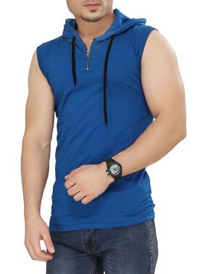 blue cotton t-shirt - 15111353 - Standard Image - 2