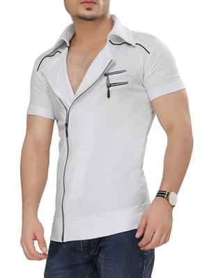 white cotton t-shirt - 15111363 - Standard Image - 2