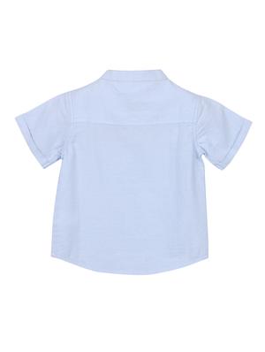 blue cotton shirt - 15112408 - Standard Image - 2