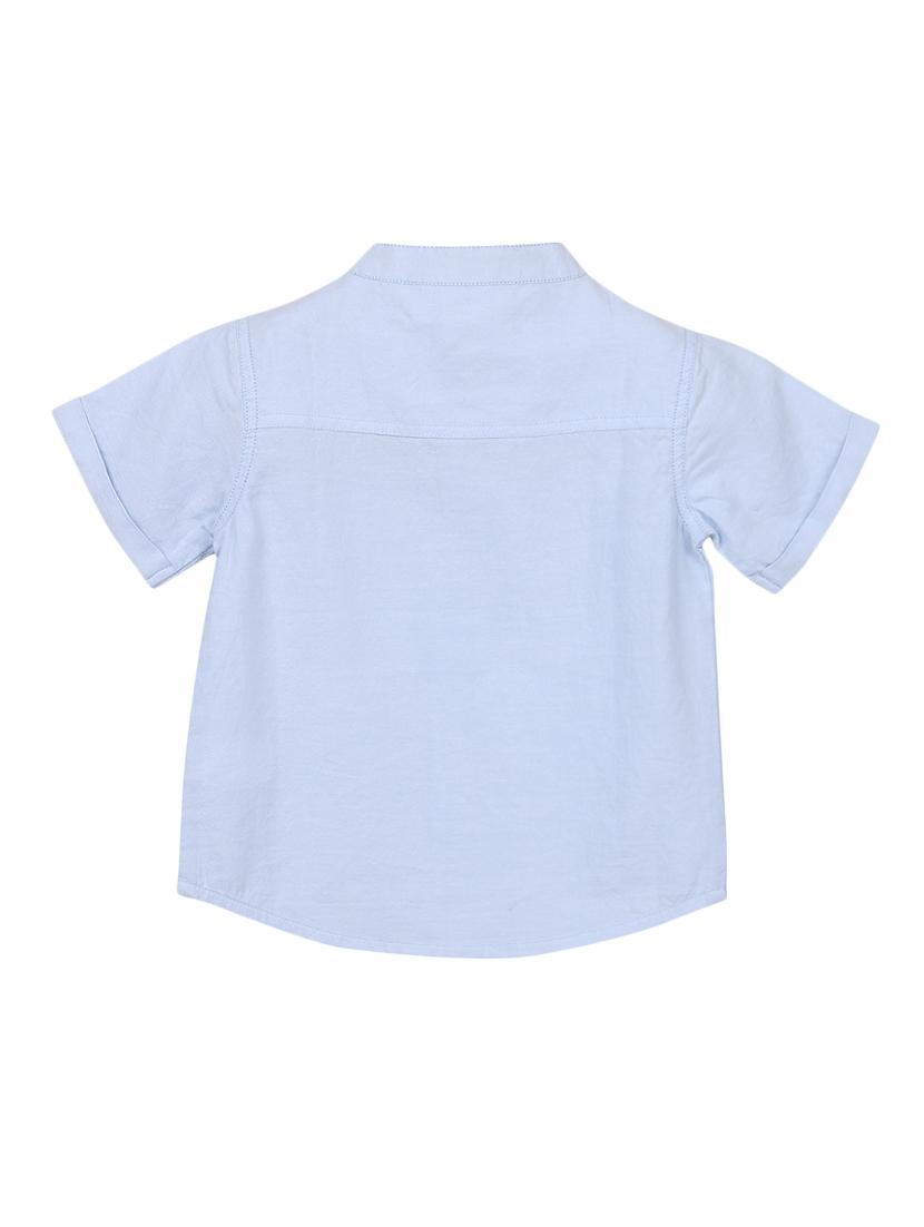 blue cotton shirt - 15112408 - Zoom Image - 2