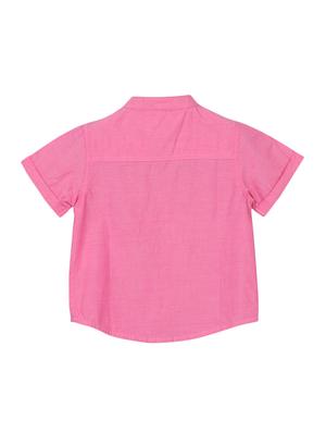 pink cotton shirt - 15112409 - Standard Image - 2
