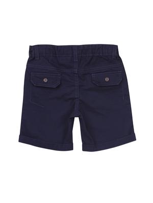 navy blue cotton shorts - 15112417 - Standard Image - 2