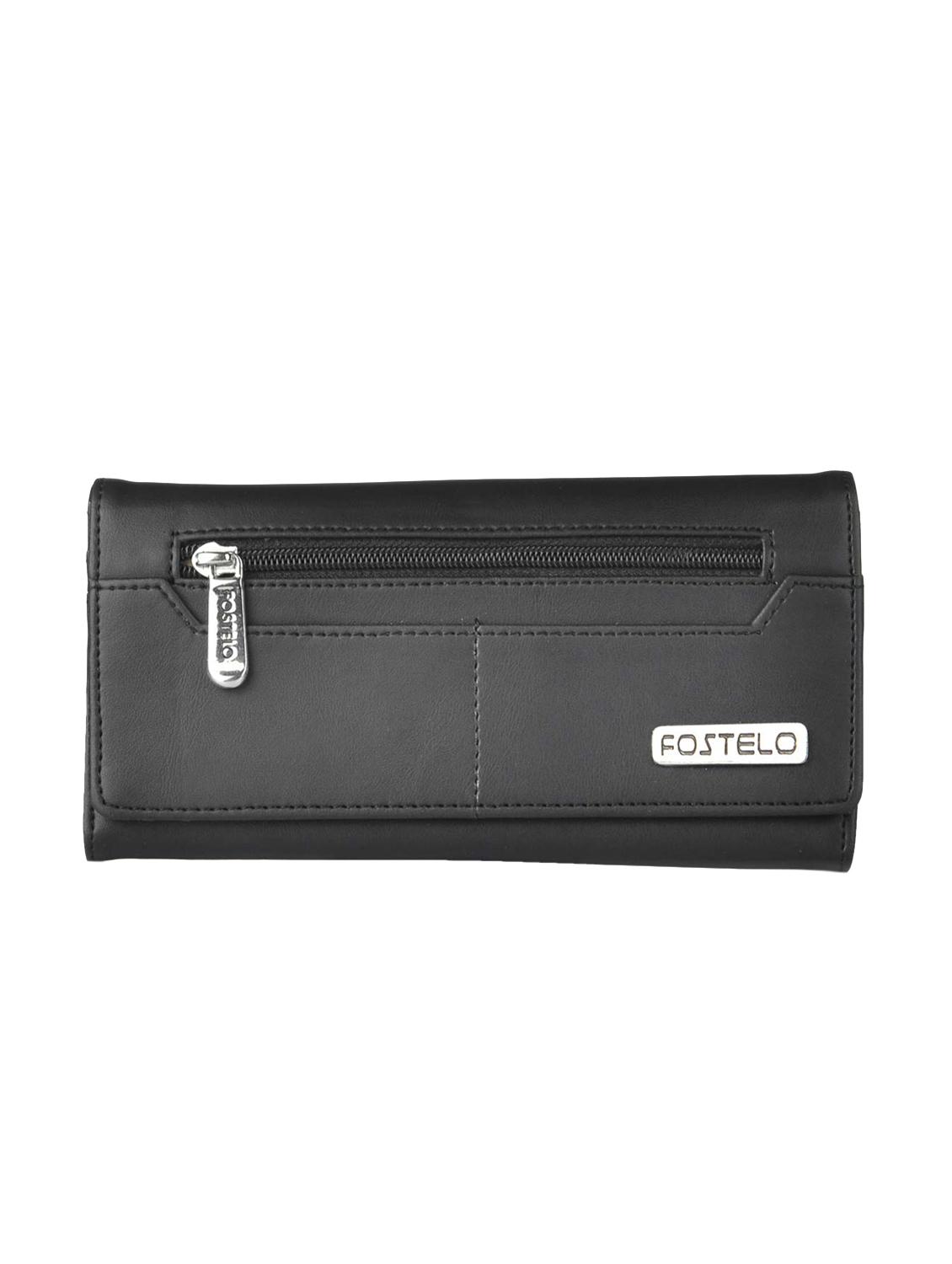 black leatherette (pu) combo handbag - 15112755 - Zoom Image - 5