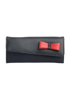 black leatherette (pu) combo handbag - 15112760 - Standard Image - 5