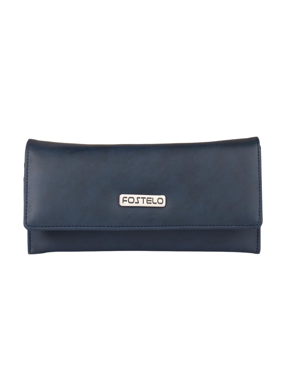 blue leatherette (pu) combo handbag - 15112808 - Zoom Image - 5