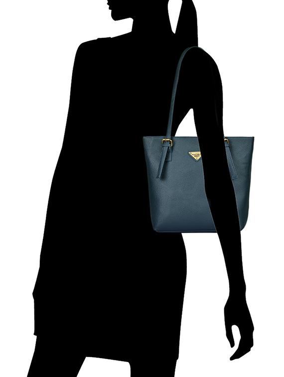 blue leatherette (pu) combo handbag - 15112808 - Zoom Image - 8