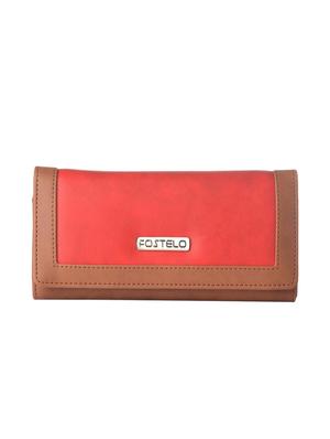 tan leatherette (pu) combo handbag - 15112862 - Standard Image - 5