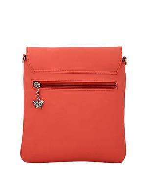 pink leatherette regular sling bag - 15112884 - Standard Image - 2