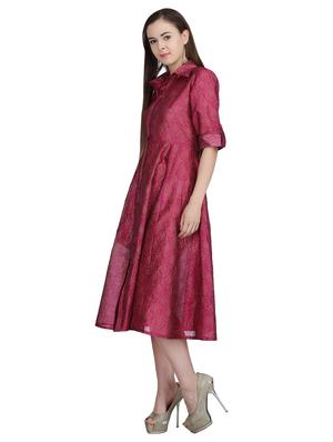 button down a-line dress - 15113288 - Standard Image - 2