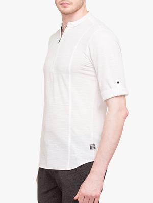 white cotton tshirt - 15113409 - Standard Image - 2
