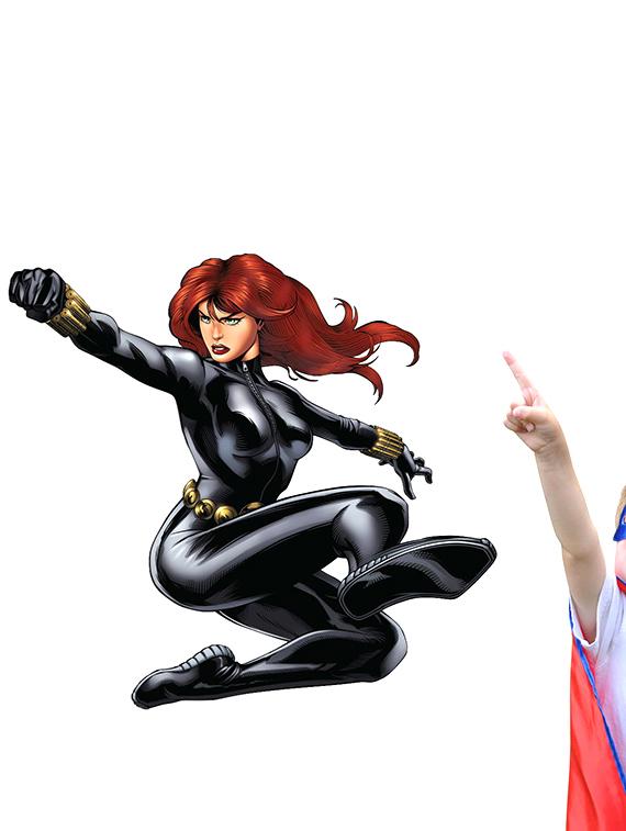 Black-Widow Wall Sticker - 15114324 - Zoom Image - 2