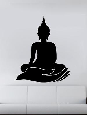 palm budhha Wall Sticker - 15114382 - Standard Image - 2