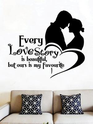love story wall sticker - 15114399 - Standard Image - 2