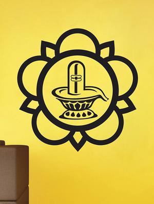 Lotus Shiva Wall Sticker - 15114401 - Standard Image - 2