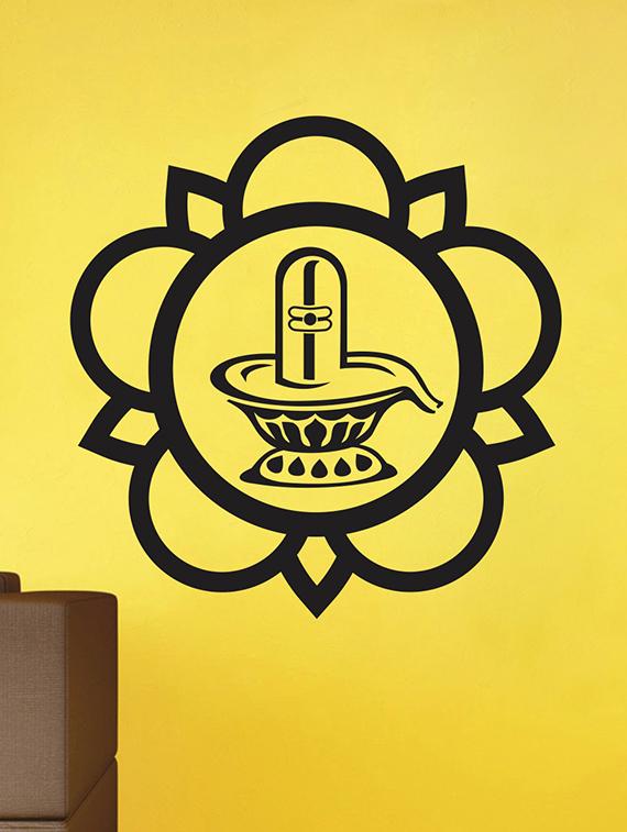 Lotus Shiva Wall Sticker - 15114401 - Zoom Image - 2