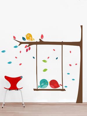 leaf tree Wall Sticker - 15114407 - Standard Image - 2