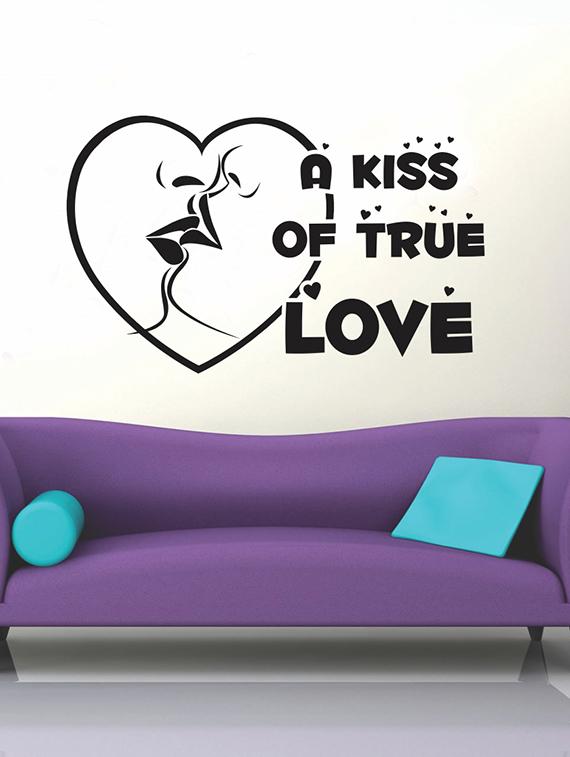 Kiss of love Wall Sticker - 15114412 - Zoom Image - 2