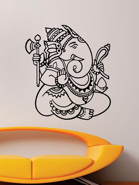 Ganpati Wall Sticker - 15114426 - Zoom Image - 2