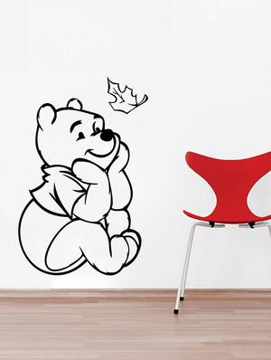 CUTE POOH Wall Sticker - 15114430 - Standard Image - 2