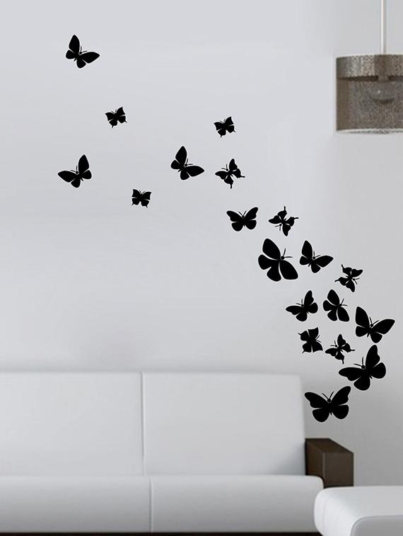 Flying Butterfly Wall Sticker - 15114431 - Zoom Image - 2