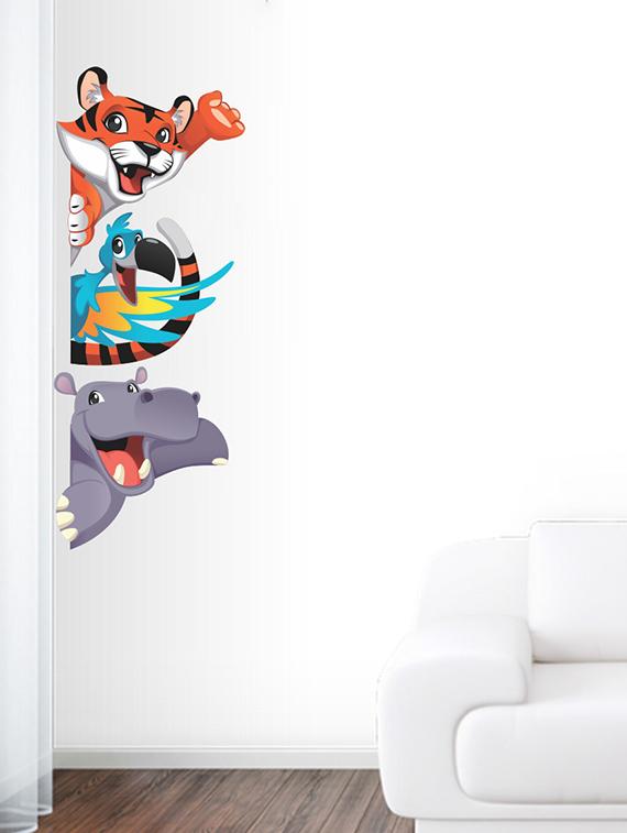 cute Animal Wall Sticker - 15114445 - Zoom Image - 2