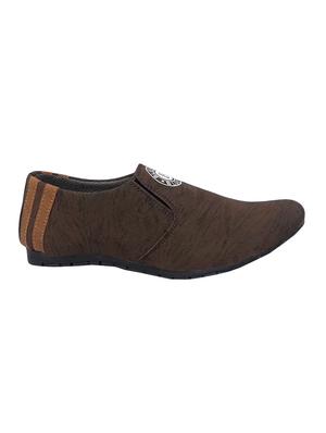 brown synthetic slip on sneakers - 15114894 - Standard Image - 2