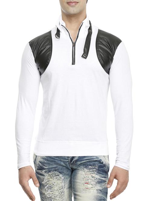 white cotton t-shirt - 15115266 - Standard Image - 1