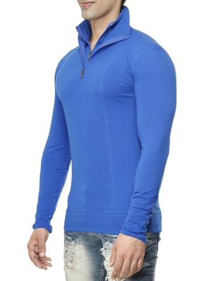 blue cotton t-shirt - 15115277 - Standard Image - 2
