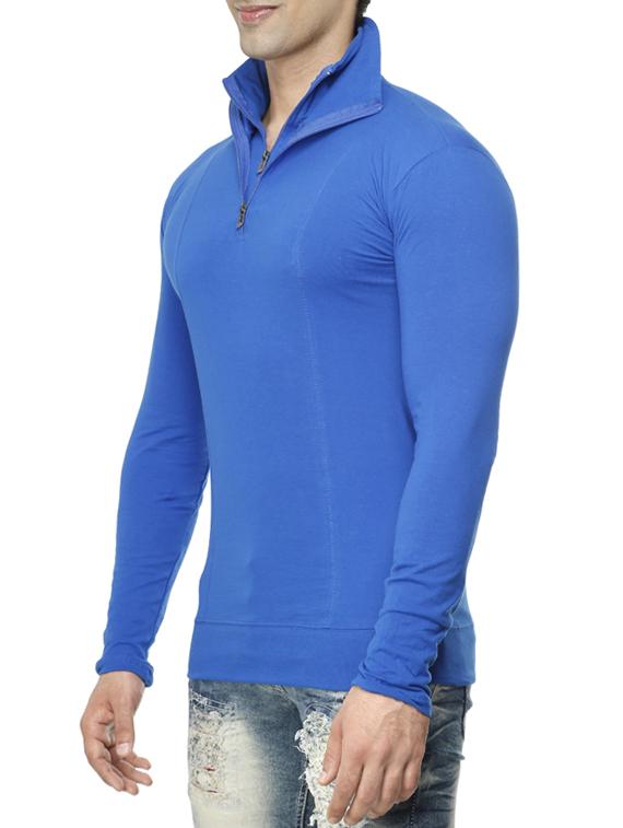 blue cotton t-shirt - 15115277 - Zoom Image - 2