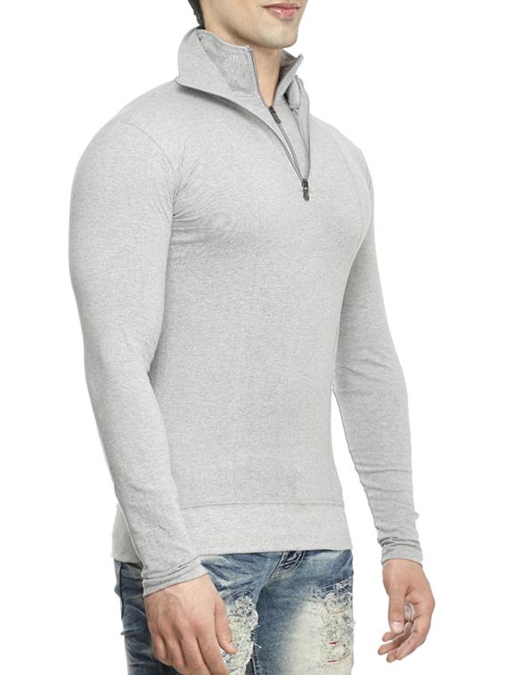 grey cotton t-shirt - 15115279 - Zoom Image - 2