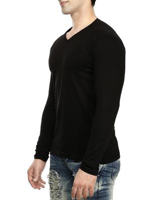 black cotton t-shirt - 15115287 - Standard Image - 2