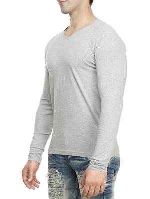 grey cotton t-shirt - 15115292 - Standard Image - 2