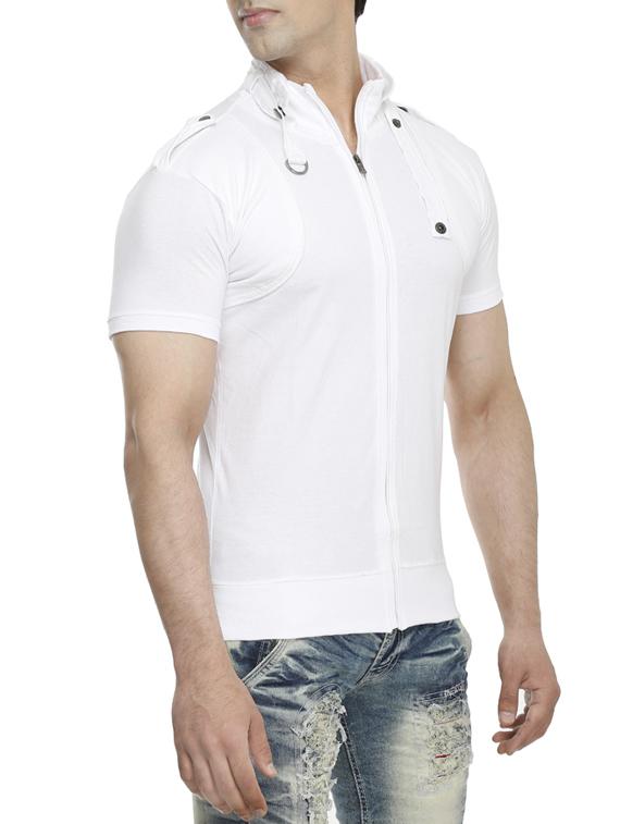 white cotton t-shirt - 15115302 - Zoom Image - 2