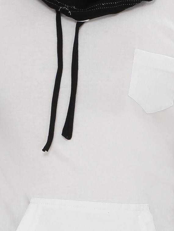 white cotton pocket t-shirt - 15115309 - Zoom Image - 5