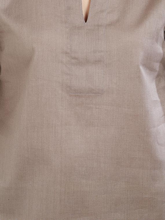 solid grey cotton top - 15116258 - Zoom Image - 5