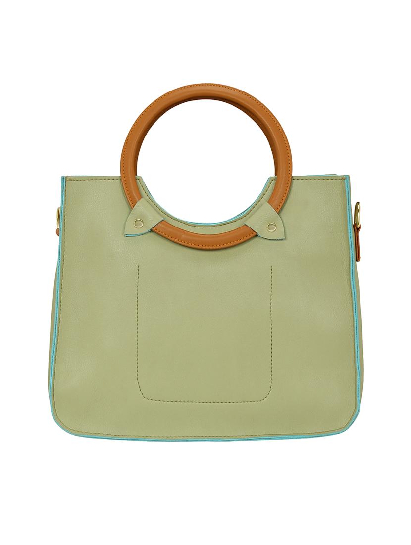 green leatherette regular sling bag - 15116747 - Zoom Image - 2