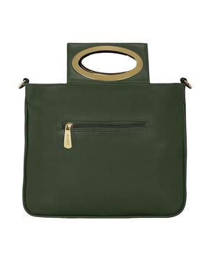 green leatherette regular sling bag - 15116755 - Standard Image - 2